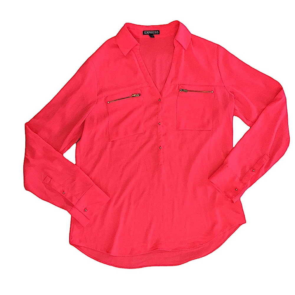 Express | Neon Pink Blouse